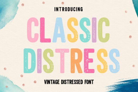 Classic Distress: A Vintage Font for Modern Projects