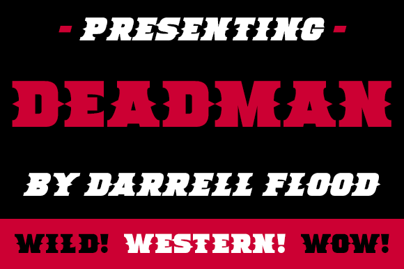 Deadman: A Bold Western Font for Striking Designs