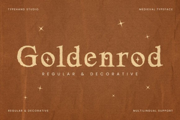 Goldenrod: A Medieval-Inspired Serif with Timeless Charm