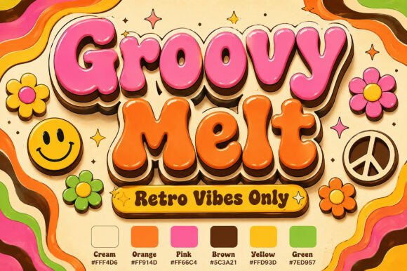Groovy Melt: A Psychedelic Script for Bold Visuals
