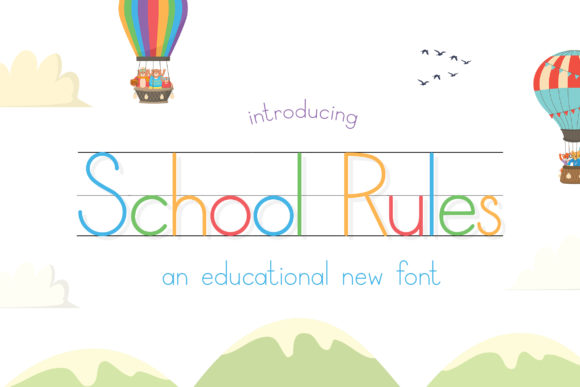 School Rules: A Minimal Sans Serif for Modern Creators