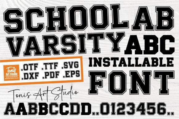 School Varsity: A Font for Bold, Timeless Projects