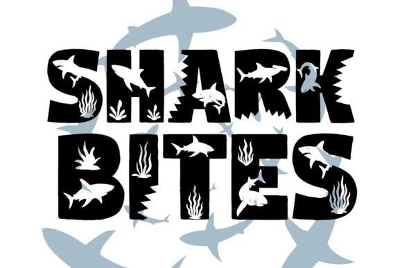Shark Bites: A Creative Font with Real Bite