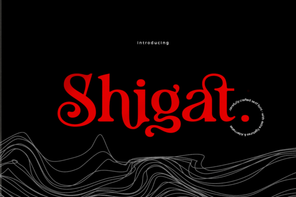 Shigat: A Modern Serif Font for Distinctive Brands