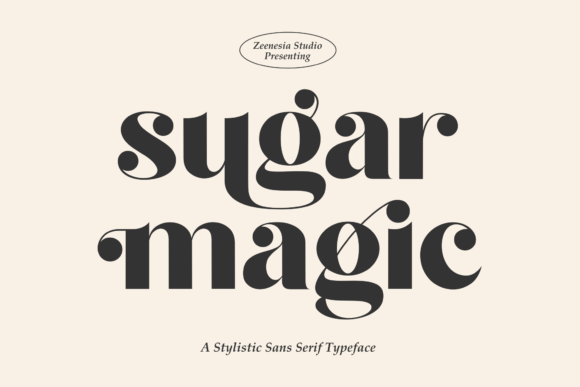 Sugar Magic: A Modern Sans Serif for Bold Branding