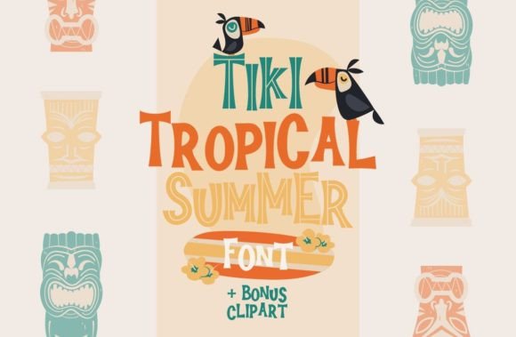 Tiki Tropical Summer: A Retro Vibe for Modern Designers