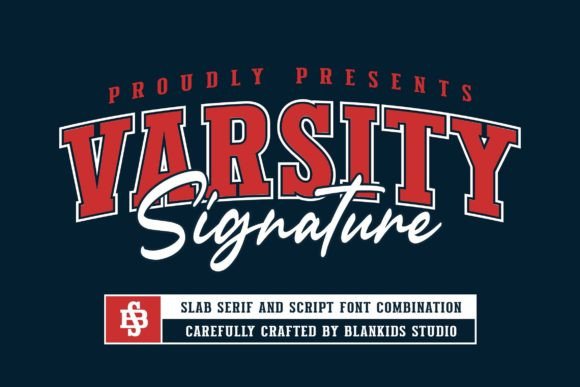 Varsity Signature: A Font That Captures Team Spirit