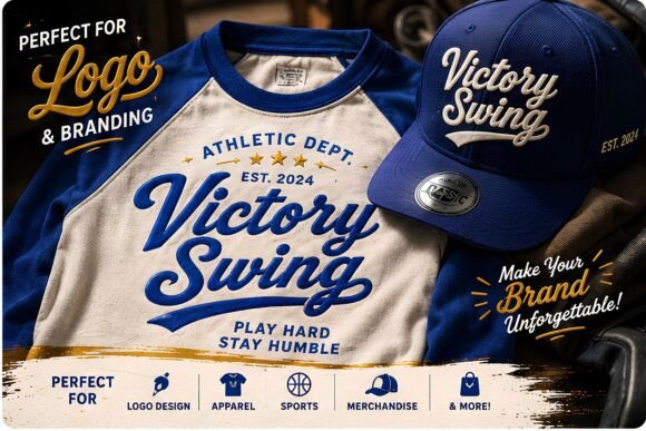 Victory Swing: A Font for Bold Branding